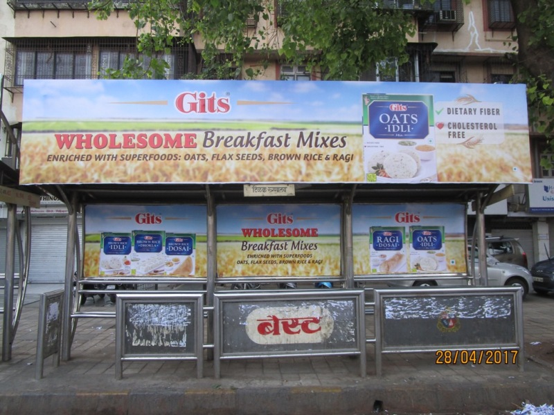 Bus Queue Shelter - B. A. Road - Tilak Hospital, Sion, Mumbai, Maharashtra Bus Queue Shelter - B. A. Road - Tilak Hospital, Sion, Mumbai, Maharashtra