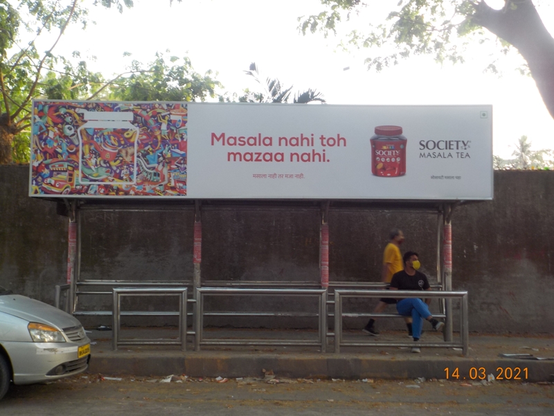 Bus Queue Shelter - Kirol Village Road - Holy Cross, Vidyavihar, Mumbai, Maharashtra Bus Queue Shelter - Kirol Village Road - Holy Cross, Vidyavihar, Mumbai, Maharashtra