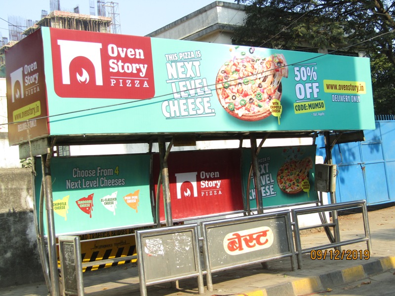 Bus Queue Shelter - L. B. S. Road - Vikhroli Depot, Vikhroli (W), Mumbai, Maharashtra Bus Queue Shelter - L. B. S. Road - Vikhroli Depot, Vikhroli (W), Mumbai, Maharashtra