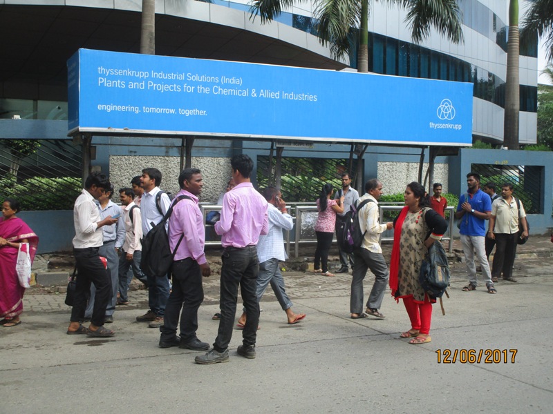 Bus Queue Shelter - L. B. S. Road - Vikhroli Station Road, Vikhroli (W), Mumbai, Maharashtra Bus Queue Shelter - L. B. S. Road - Vikhroli Station Road, Vikhroli (W), Mumbai, Maharashtra