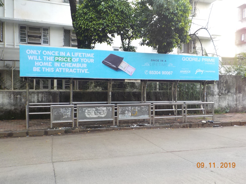 Bus Queue Shelter - Kidwai Marg - Amulak School, Wadala, Mumbai, Maharashtra Bus Queue Shelter - Kidwai Marg - Amulak School, Wadala, Mumbai, Maharashtra