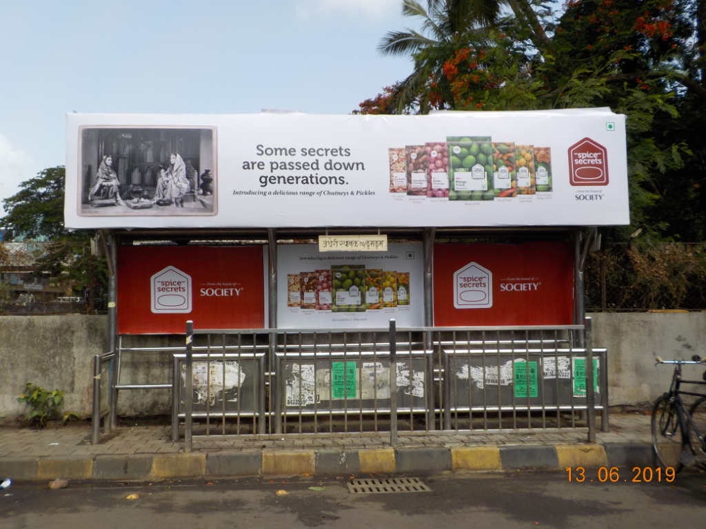 Bus Queue Shelter - Opp Station - Andheri Station (Kumkum ), Andheri West, Mumbai, Maharashtra Bus Queue Shelter - Opp Station - Andheri Station (Kumkum ), Andheri West, Mumbai, Maharashtra