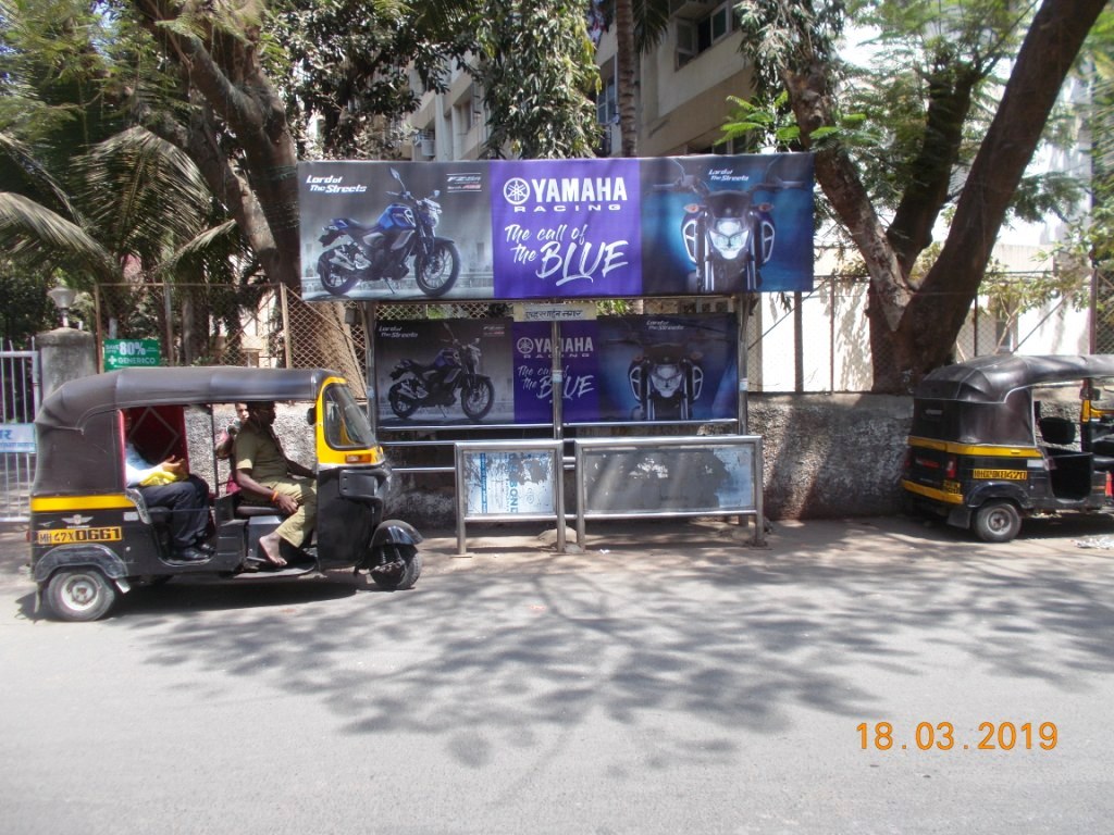 Bus Queue Shelter - Near Movie Time - Evershine Nagar, Malad West, Mumbai, Maharashtra Bus Queue Shelter - Near Movie Time - Evershine Nagar, Malad West, Mumbai, Maharashtra
