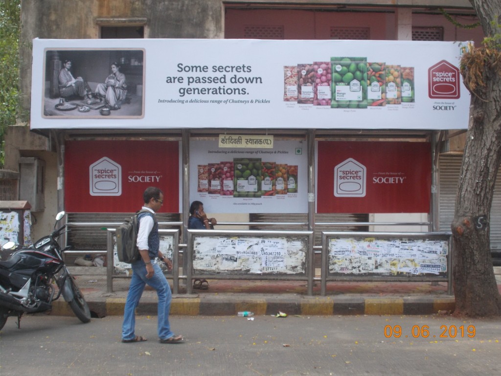 Bus Queue Shelter - Near Station - Kandivali Bus Station, Kandivali West, Mumbai, Maharashtra Bus Queue Shelter - Near Station - Kandivali Bus Station, Kandivali West, Mumbai, Maharashtra