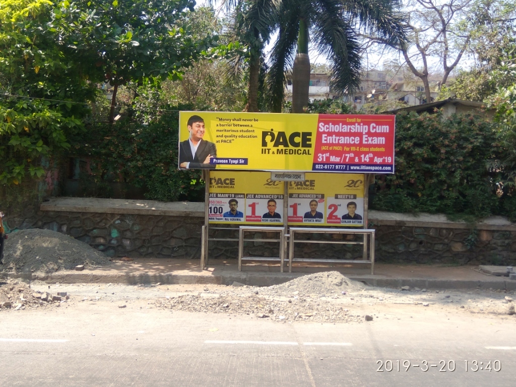 Bus Queue Shelter - Nr, Kailash Industrial Complex - Mahapalika Udyan, Powai, Mumbai, Maharashtra Bus Queue Shelter - Nr, Kailash Industrial Complex - Mahapalika Udyan, Powai, Mumbai, Maharashtra