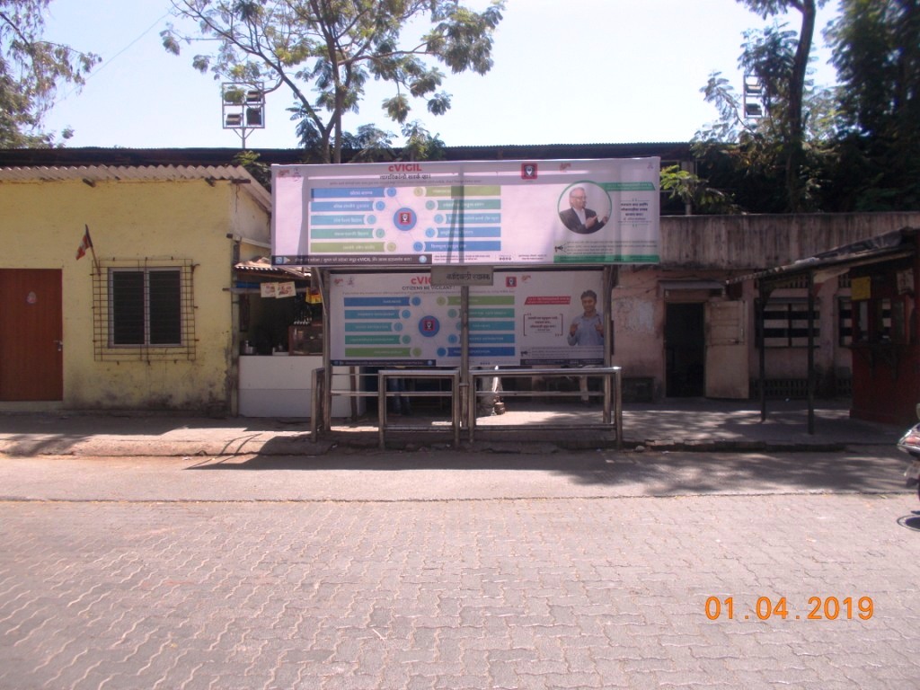Bus Queue Shelter - - Kandivali Station, Kandivali West, Mumbai, Maharashtra Bus Queue Shelter - - Kandivali Station, Kandivali West, Mumbai, Maharashtra