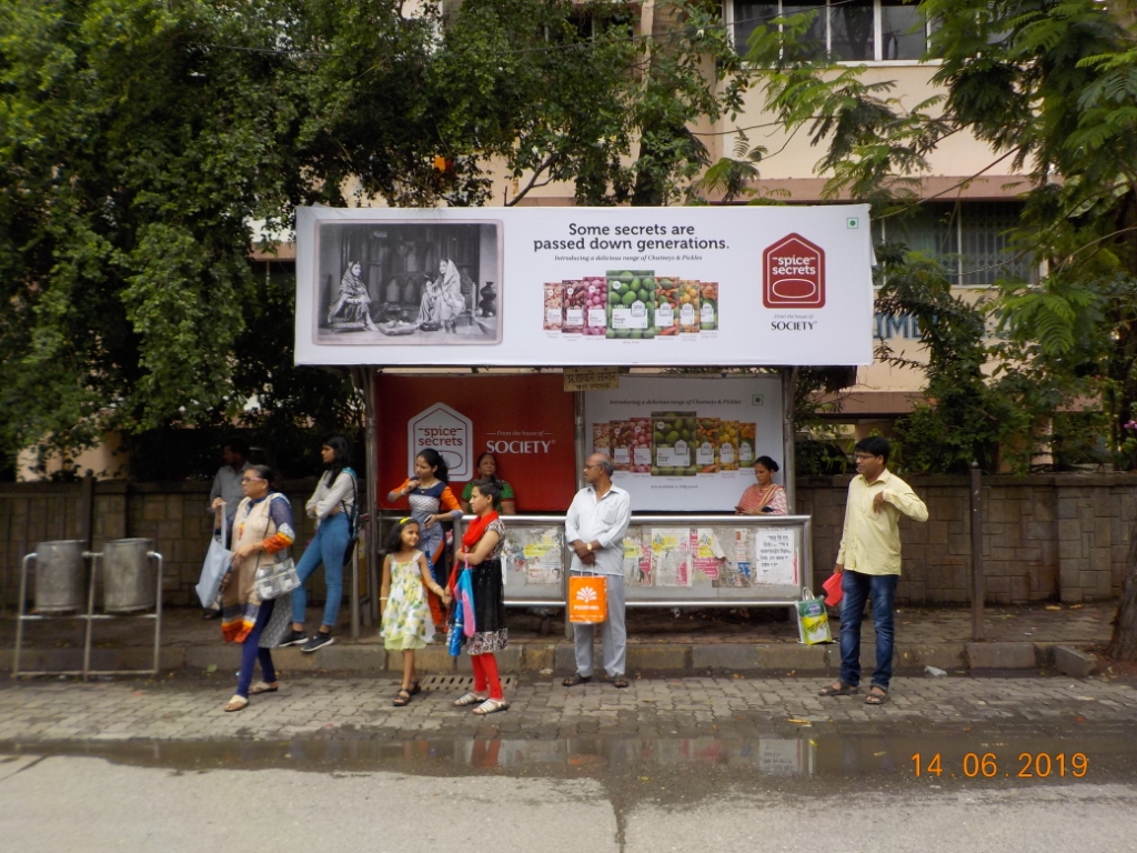 Bus Queue Shelter - - Charkop Bus Station, Kandivali West, Mumbai, Maharashtra Bus Queue Shelter - - Charkop Bus Station, Kandivali West, Mumbai, Maharashtra