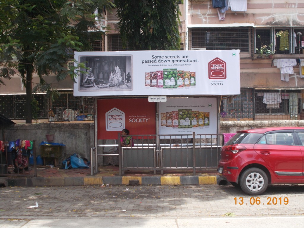 Bus Queue Shelter - - Shyamprasad Mukherji Garden, Borivali West, Mumbai, Maharashtra Bus Queue Shelter - - Shyamprasad Mukherji Garden, Borivali West, Mumbai, Maharashtra