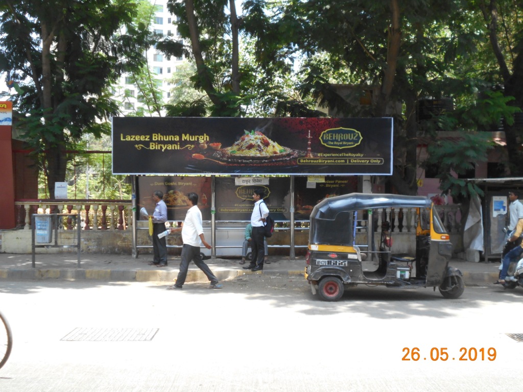 Bus Queue Shelter - Outside Thakur Cinema - Thakur Cinema, Kandivali East, Mumbai, Maharashtra Bus Queue Shelter - Outside Thakur Cinema - Thakur Cinema, Kandivali East, Mumbai, Maharashtra