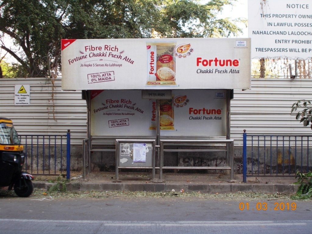 Bus Queue Shelter - - N.L.Junction, Dahisar East, Mumbai, Maharashtra Bus Queue Shelter - - N.L.Junction, Dahisar East, Mumbai, Maharashtra