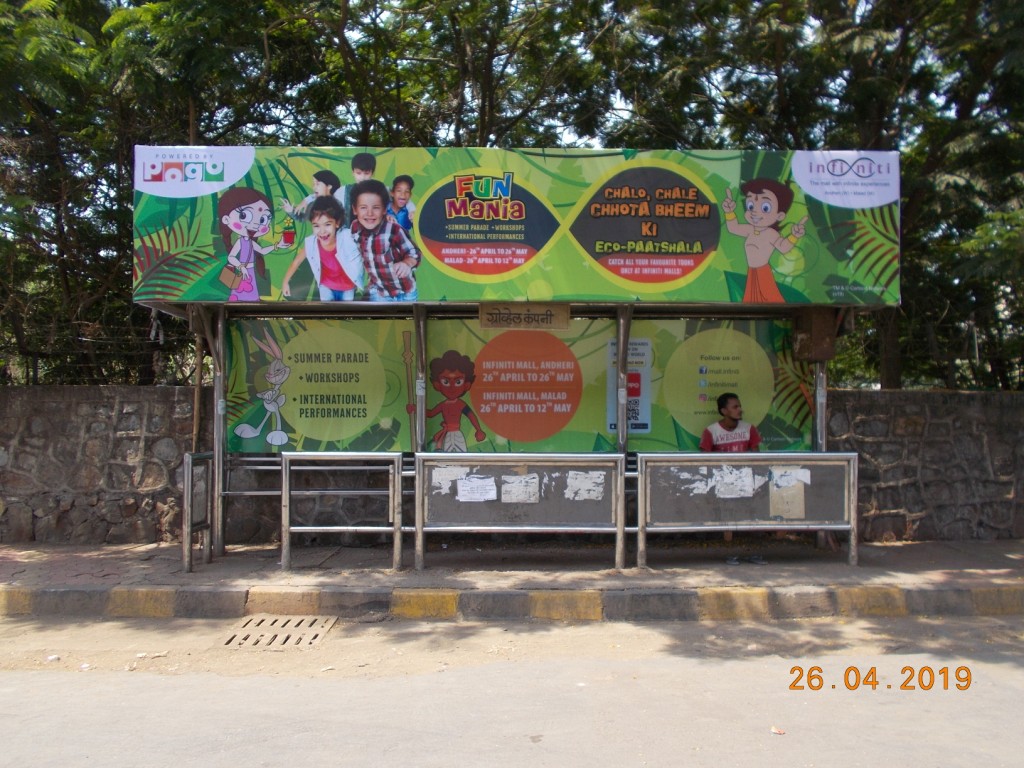 Bus Queue Shelter - - Growell Co.,   Kandivali East,   Mumbai,   Maharashtra