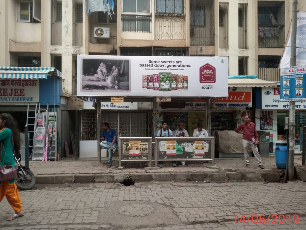 Bus Queue Shelter - - Takshila, Andheri East, Mumbai, Maharashtra Bus Queue Shelter - - Takshila, Andheri East, Mumbai, Maharashtra