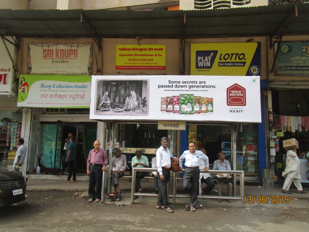 Bus Queue Shelter - - Fanaswadi,   Marine Lines,   Mumbai,   Maharashtra
