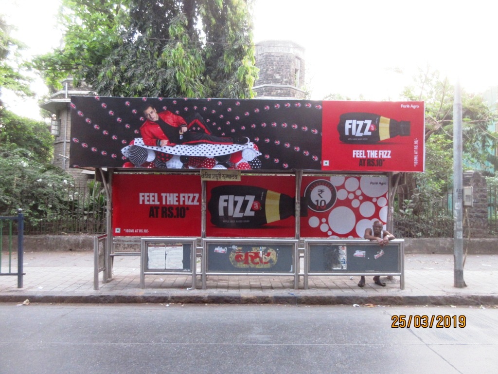Bus Queue Shelter - Outside Wadia Hospital - Wadia Hospital,   Parel,   Mumbai,   Maharashtra