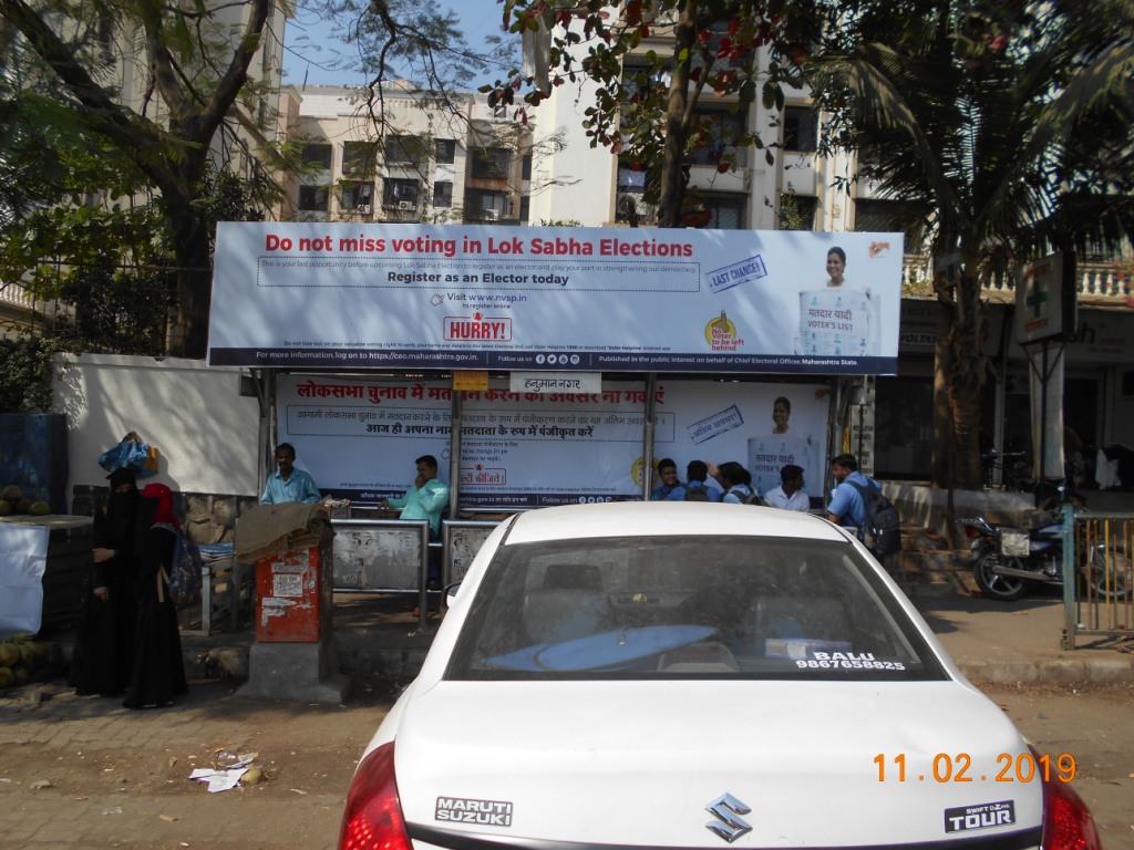 Bus Queue Shelter - - Hanuman Nagar,   Goregaon ( East ),   Mumbai,   Maharashtra
