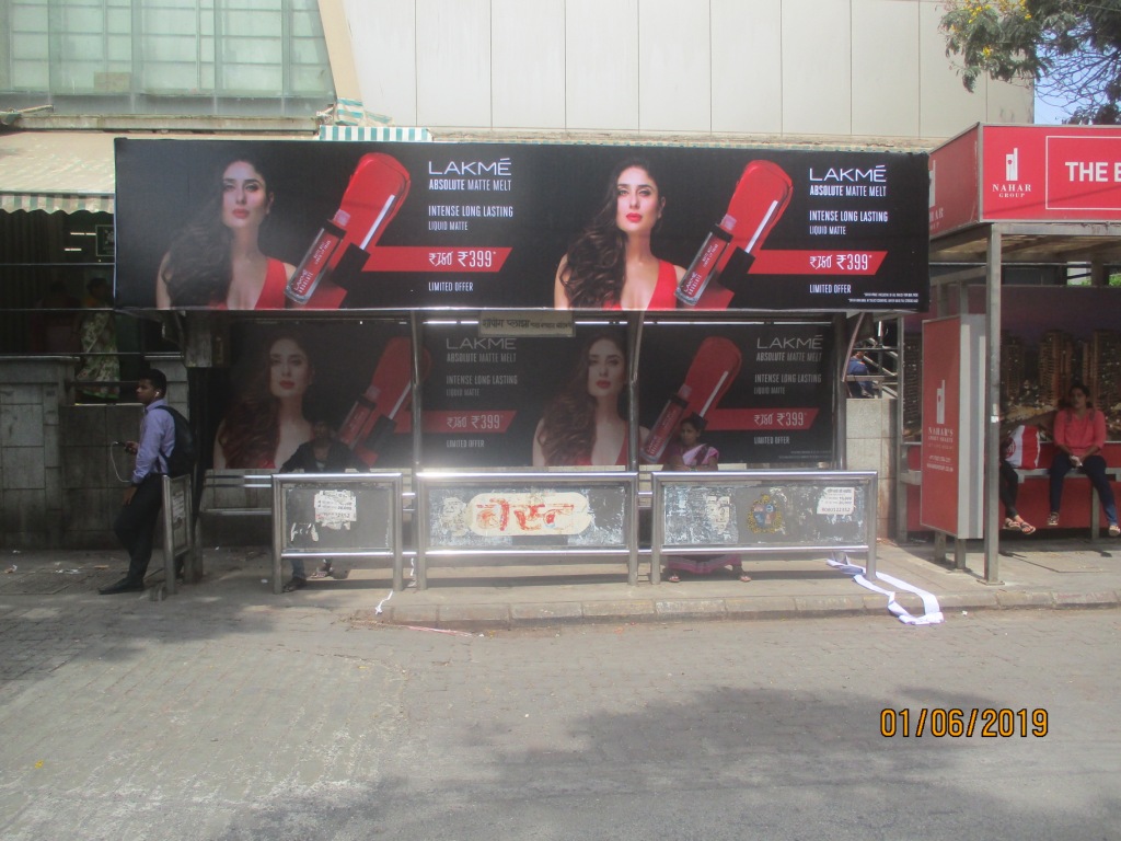 Bus Queue Shelter - Nahar Complex - Shopping Plaza, , Chandivali, Mumbai, Maharashtra Bus Queue Shelter - Nahar Complex - Shopping Plaza, , Chandivali, Mumbai, Maharashtra