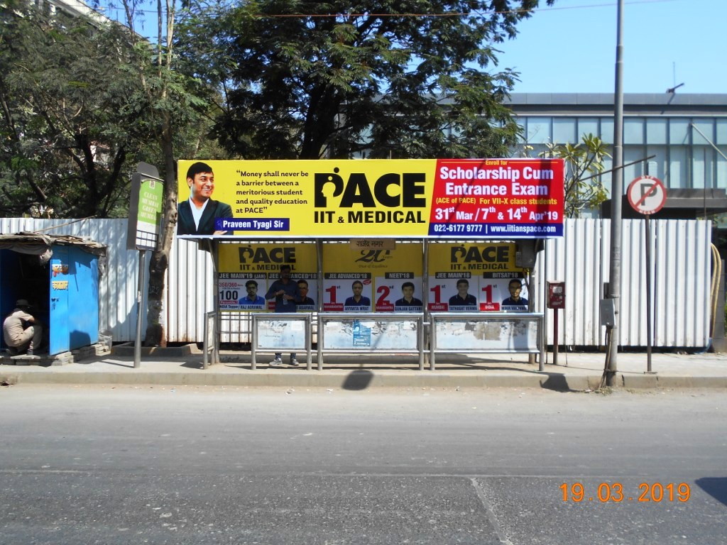 Bus Queue Shelter - - Rajendra Nagar, Borivali East, Mumbai, Maharashtra Bus Queue Shelter - - Rajendra Nagar, Borivali East, Mumbai, Maharashtra
