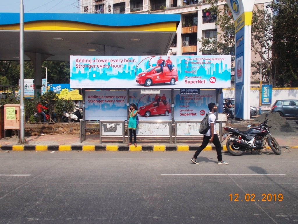 Bus Queue Shelter - - Mahavir Nagar Extn., Kandivali West, Mumbai, Maharashtra Bus Queue Shelter - - Mahavir Nagar Extn., Kandivali West, Mumbai, Maharashtra