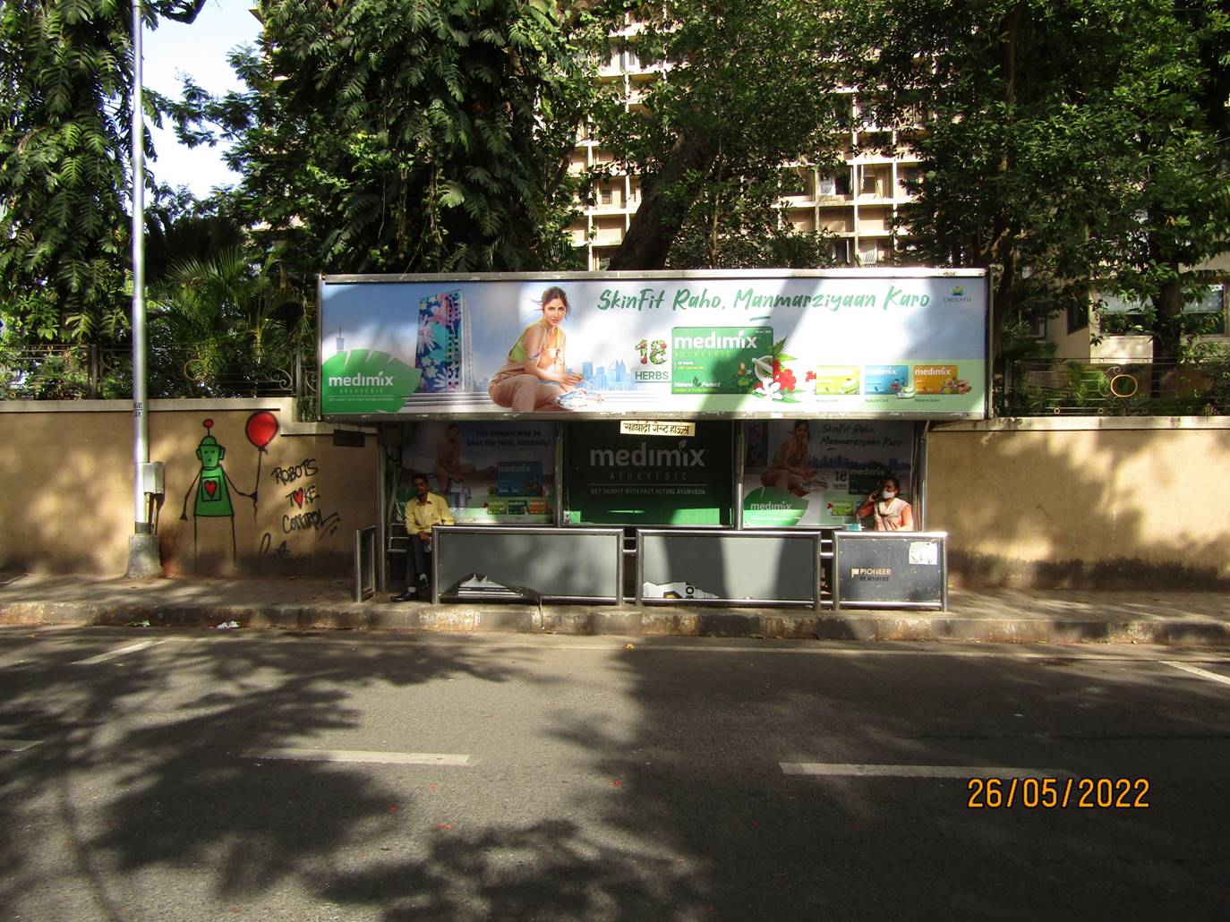 Bus Queue Shelter - Ridge road - Sayadri Guest House, Walkeshwar, Mumbai, Maharashtra Bus Queue Shelter - Ridge road - Sayadri Guest House, Walkeshwar, Mumbai, Maharashtra