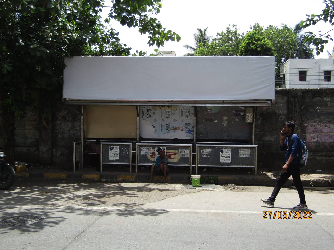 Bus Queue Shelter - Tulsi pipe road - Matunga Rly. Stn., Matunga, Mumbai, Maharashtra Bus Queue Shelter - Tulsi pipe road - Matunga Rly. Stn., Matunga, Mumbai, Maharashtra