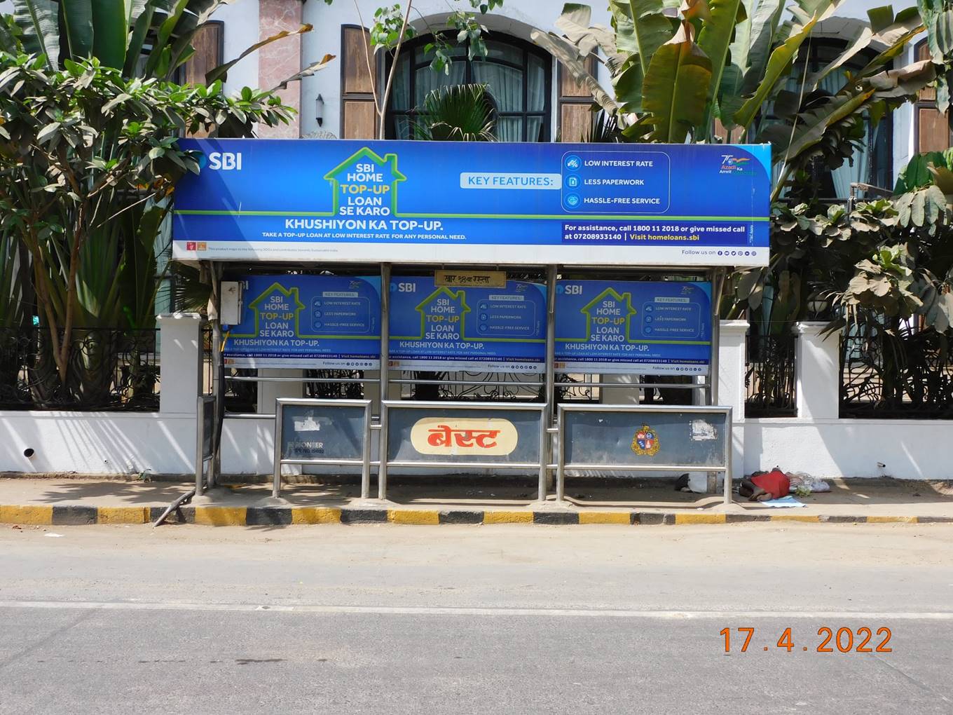 Bus Queue Shelter - C D Marg - 14th Road, Khar W, Mumbai, Maharashtra Bus Queue Shelter - C D Marg - 14th Road, Khar W, Mumbai, Maharashtra