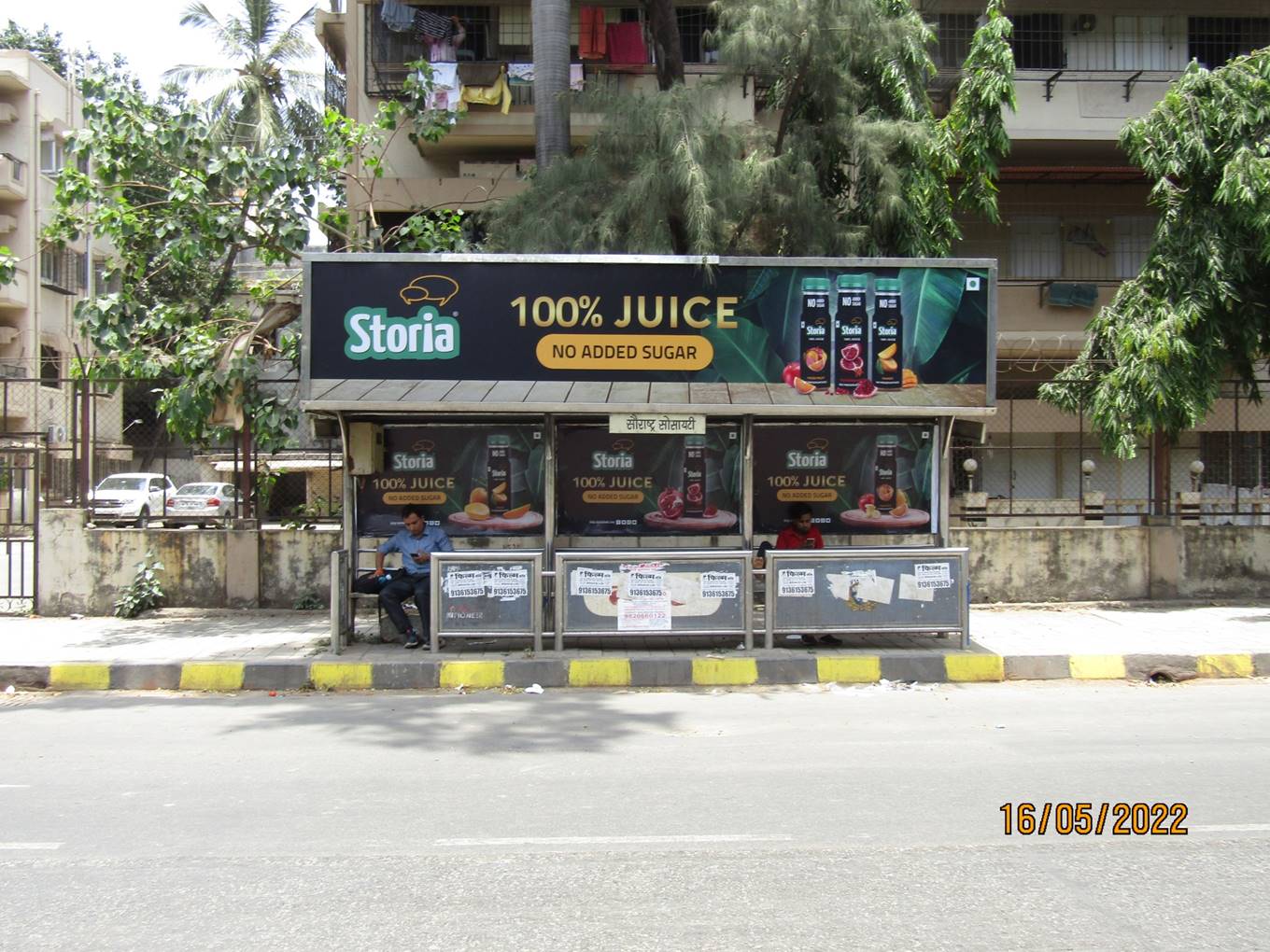 Bus Queue Shelter - Guru Nanak Road - Saurashtra Society, Juhu, Mumbai, Maharashtra Bus Queue Shelter - Guru Nanak Road - Saurashtra Society, Juhu, Mumbai, Maharashtra