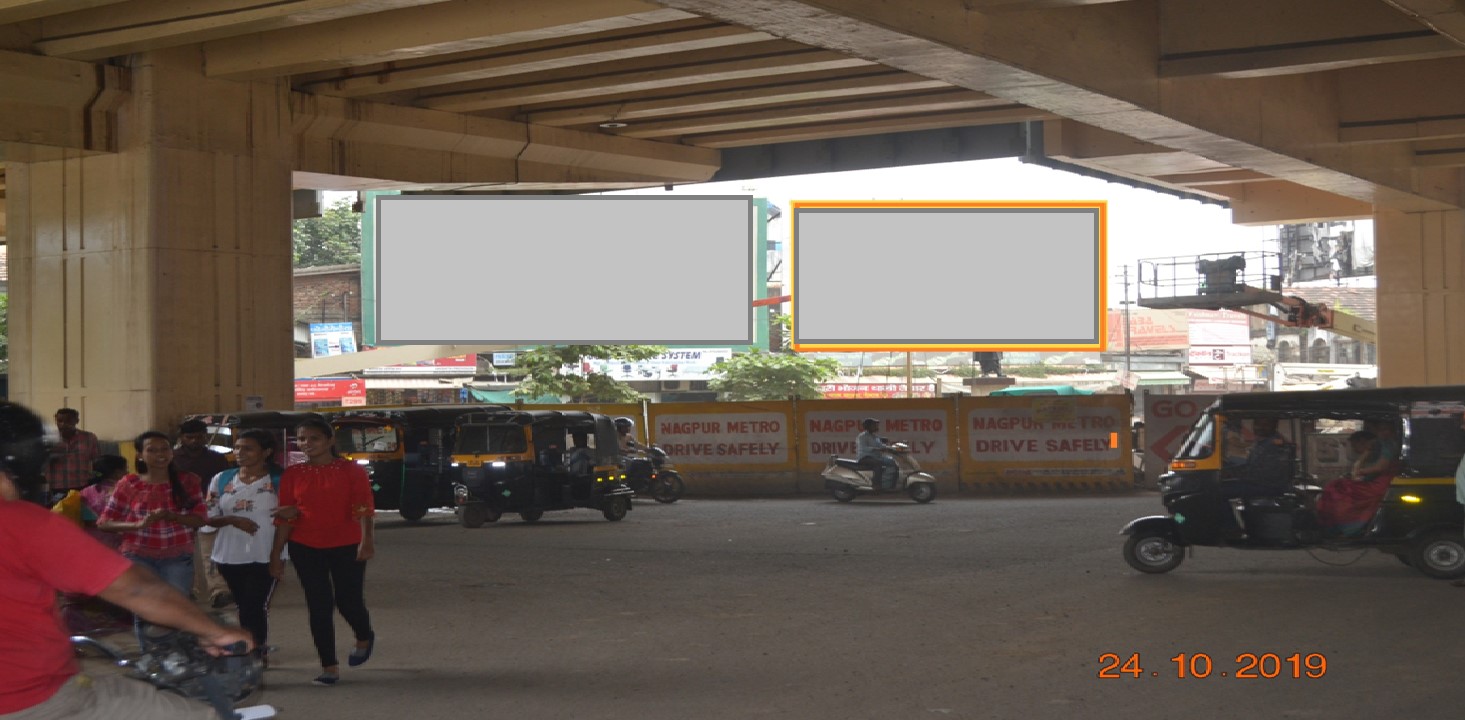 Hording - Sitabuldi, Metro staion square, (Munje chowk), Nagpur, Maharashtra