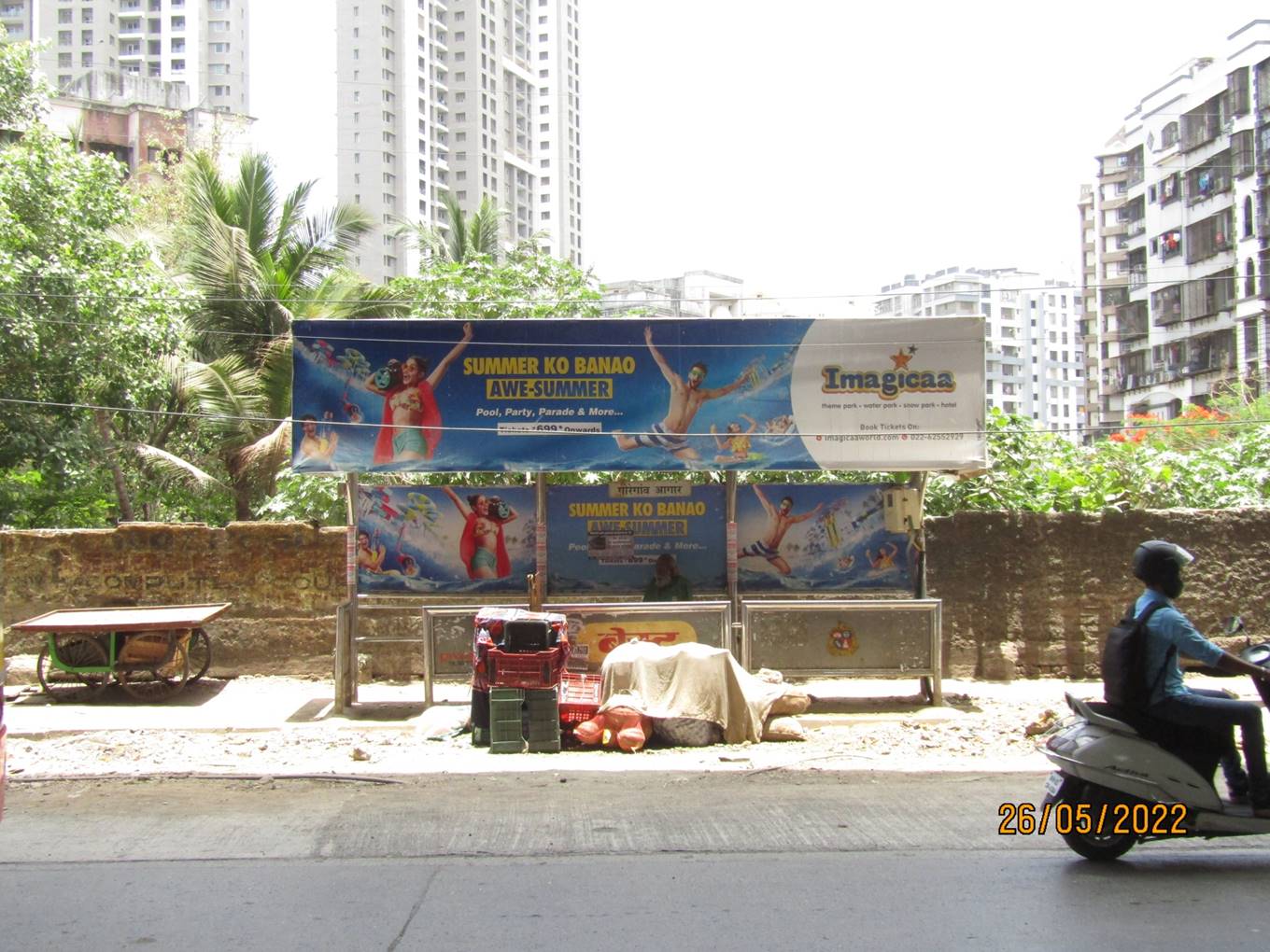 Bus Queue Shelter - Link Road - Oshiwara Link Road, Nr Mega Mall, Jogeshwari, Mumbai, Maharashtra Bus Queue Shelter - Link Road - Oshiwara Link Road, Nr Mega Mall, Jogeshwari, Mumbai, Maharashtra