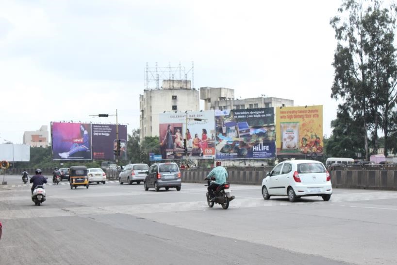 Billboard - Nagar Road Ramwadi Junction (New Airport Junction), Pune, Maharashtra Billboard - Nagar Road Ramwadi Junction (New Airport Junction), Pune, Maharashtra