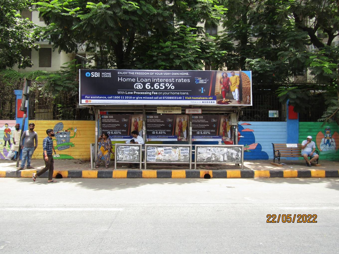 Bus Queue Shelter - S.V Road - Parekh Nagar, Kandivali W, Mumbai, Maharashtra Bus Queue Shelter - S.V Road - Parekh Nagar, Kandivali W, Mumbai, Maharashtra