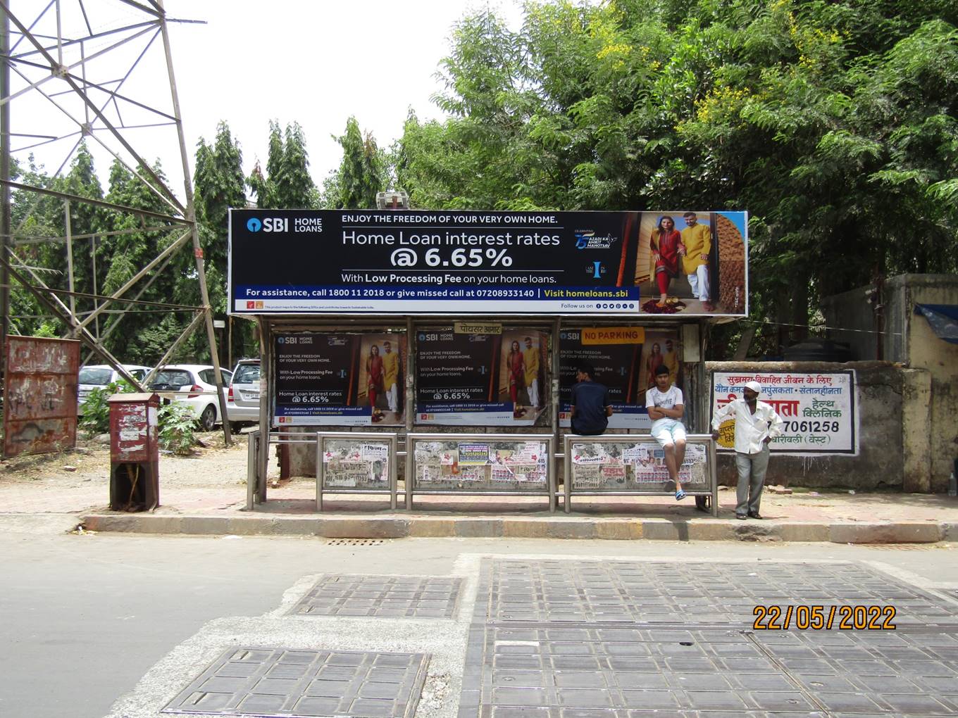 Bus Queue Shelter - 90 feet Road - Poisar Depot, Kandivali W, Mumbai, Maharashtra Bus Queue Shelter - 90 feet Road - Poisar Depot, Kandivali W, Mumbai, Maharashtra