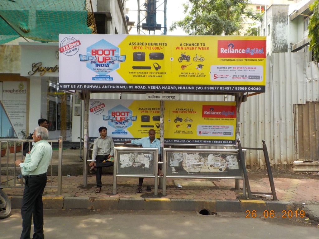 Bus Queue Shelter - - Kalidas Natya Griha, Mulund West, Mumbai, Maharashtra Bus Queue Shelter - - Kalidas Natya Griha, Mulund West, Mumbai, Maharashtra