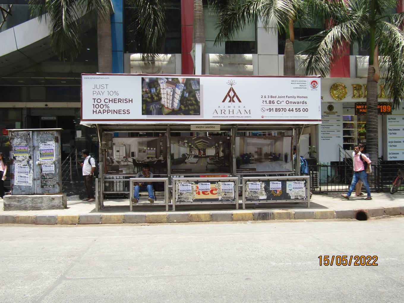Bus Queue Shelter - Borsapada - Panchsheel Apartment/ Anushka, Kandivali W, Mumbai, Maharashtra Bus Queue Shelter - Borsapada - Panchsheel Apartment/ Anushka, Kandivali W, Mumbai, Maharashtra