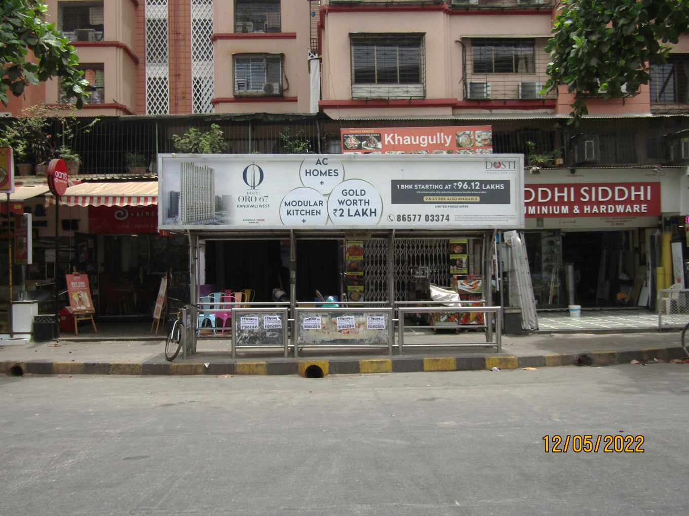 Bus Queue Shelter - Boraspada Road - Panchsheel Apartment/ Anushka, Kandivali (W), Mumbai, Maharashtra Bus Queue Shelter - Boraspada Road - Panchsheel Apartment/ Anushka, Kandivali (W), Mumbai, Maharashtra