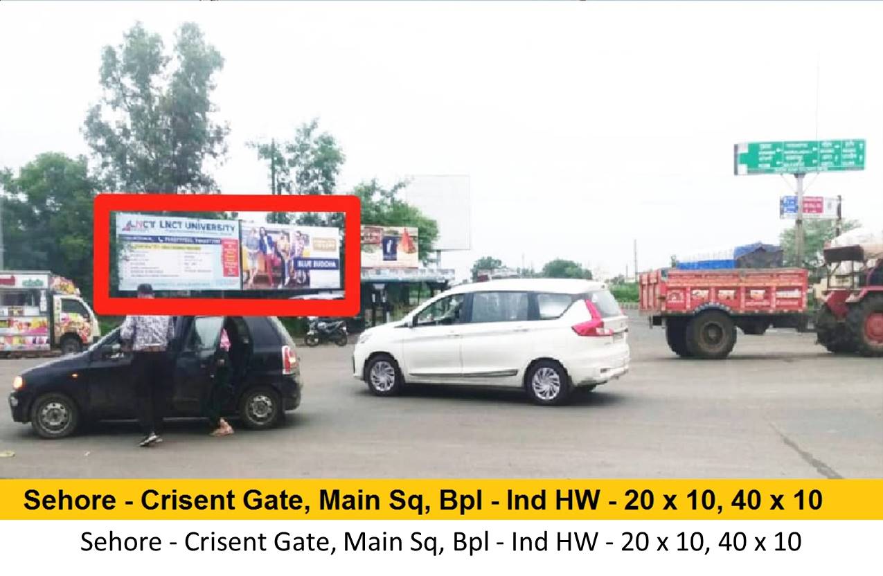 Billboard - Sehore - Crisent Gate, Main Sq, Bpl - Ind HW, Sehore, Madhya Pradesh Billboard - Sehore - Crisent Gate, Main Sq, Bpl - Ind HW, Sehore, Madhya Pradesh