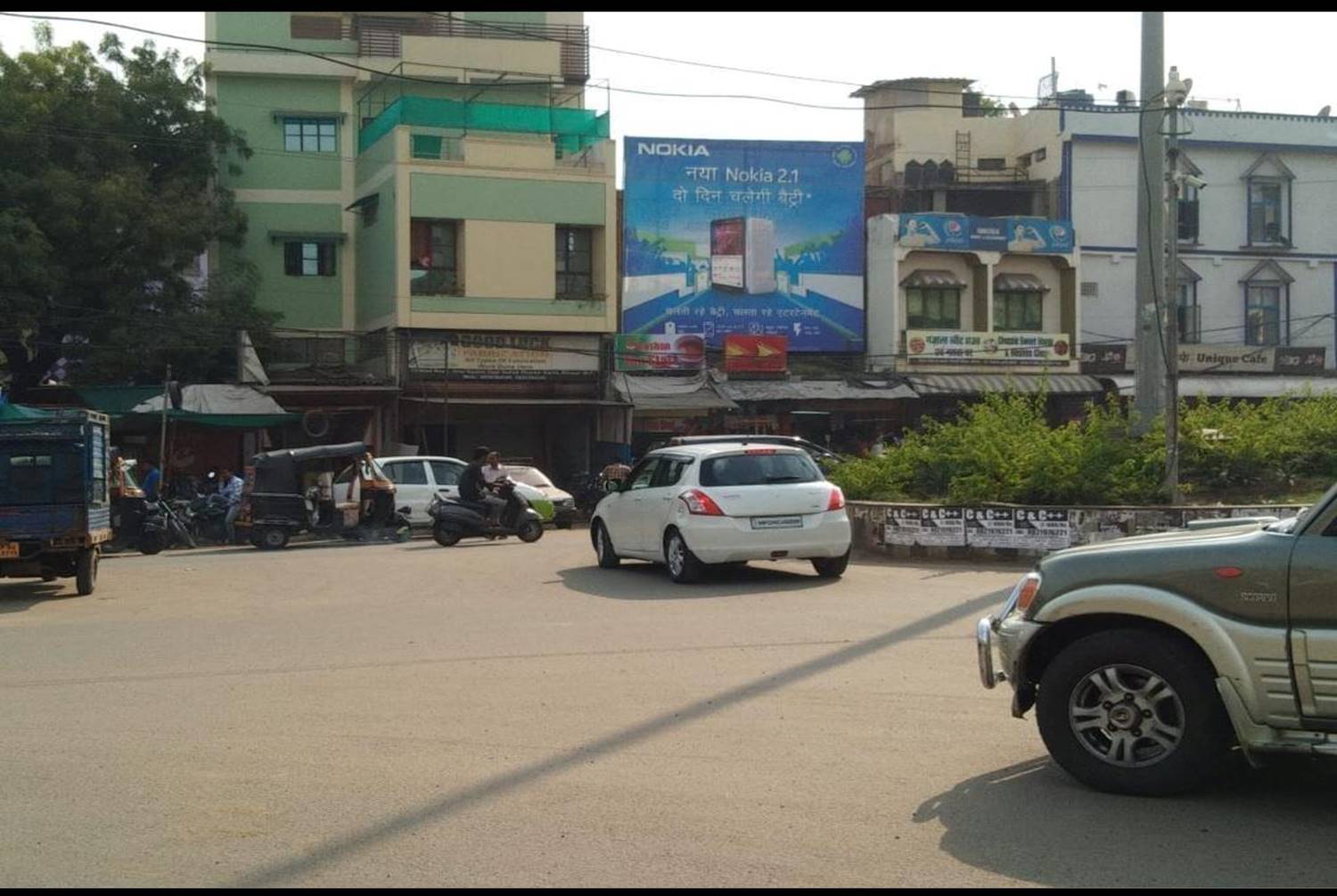 Billboard - Jinsi Triangle toward MP nagar, Bhopal, Madhya Pradesh Billboard - Jinsi Triangle toward MP nagar, Bhopal, Madhya Pradesh