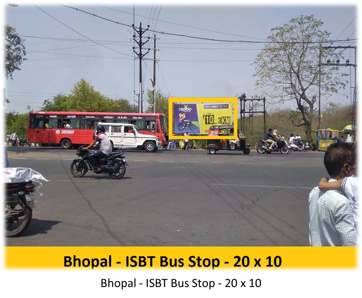 Billboard - Bhopal - ISBT Bus Stop, Bhopal, Madhya Pradesh Billboard - Bhopal - ISBT Bus Stop, Bhopal, Madhya Pradesh