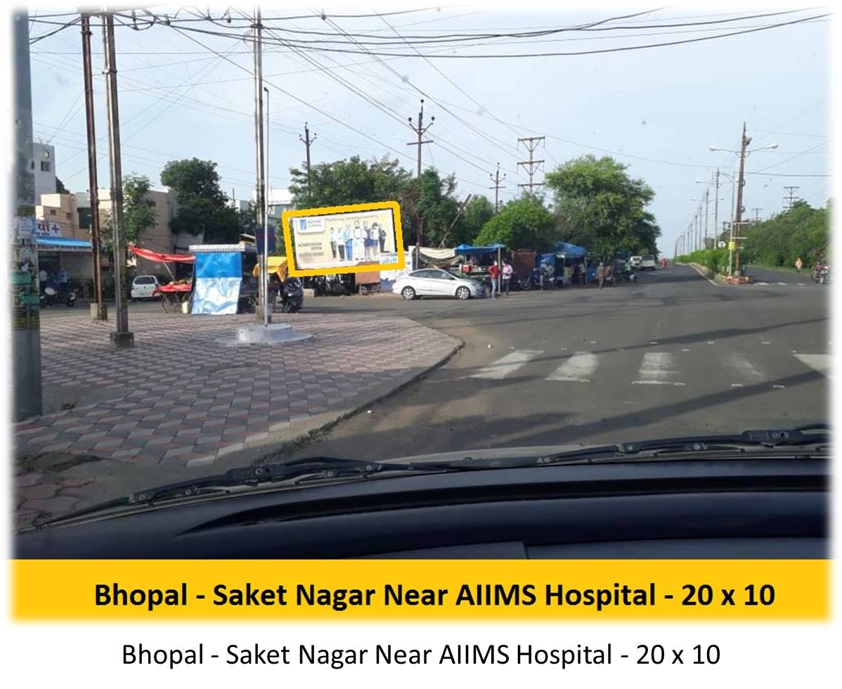 Billboard - Bhopal - Saket Nagar Near AIIMS Hospital, Bhopal, Madhya Pradesh Billboard - Bhopal - Saket Nagar Near AIIMS Hospital, Bhopal, Madhya Pradesh
