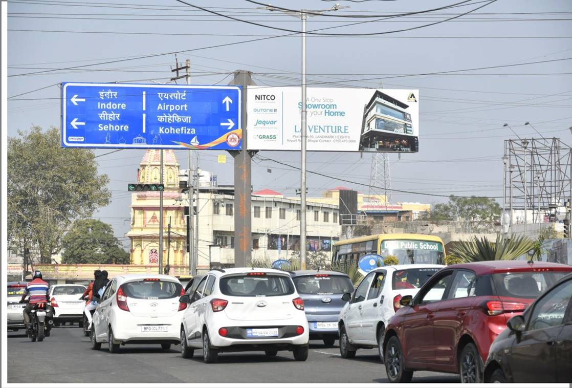 Unipole - Lalghati Square, Bhopal, Madhya Pradesh Unipole - Lalghati Square, Bhopal, Madhya Pradesh