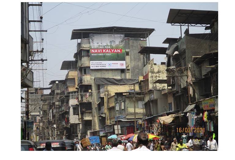 hoarding - Unr.Nehru Chowk - towards Gol Maidan,   kalyan,   Mumbai,   Maharashtra