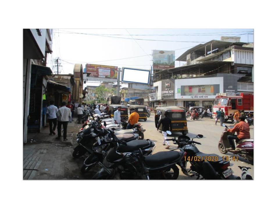 hoarding - Doodh Naka - facing Ambernath Ulhasnagar, ulhasnagar, Mumbai, Maharashtra hoarding - Doodh Naka - facing Ambernath Ulhasnagar, ulhasnagar, Mumbai, Maharashtra