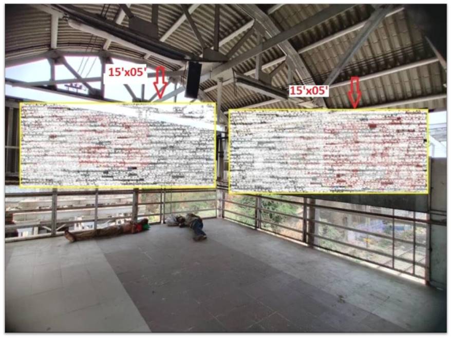 hoarding (FOB)hd - Kopar Station - near kopar station,   kopar,   Mumbai,   Maharashtra