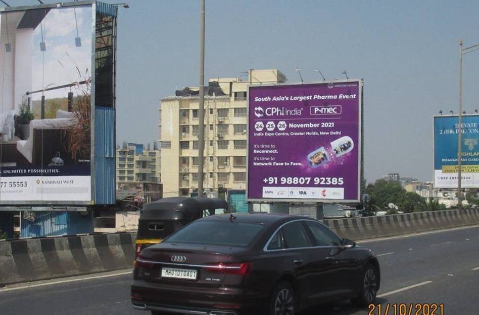 Billboard - WEH Andheri Jog Flyover towards T2 Airport - towards andheri, WESTERN EXPRESS HIGHWAY, Mumbai, Maharashtra Billboard - WEH Andheri Jog Flyover towards T2 Airport - towards andheri, WESTERN EXPRESS HIGHWAY, Mumbai, Maharashtra