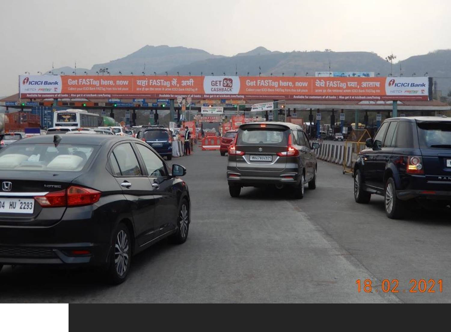 Gantry - Talegaon Toll Naka towards Pune (Full) - towards talegaon, MUMBAI PUNE EXPRESSWAY, Mumbai, Maharashtra Gantry - Talegaon Toll Naka towards Pune (Full) - towards talegaon, MUMBAI PUNE EXPRESSWAY, Mumbai, Maharashtra