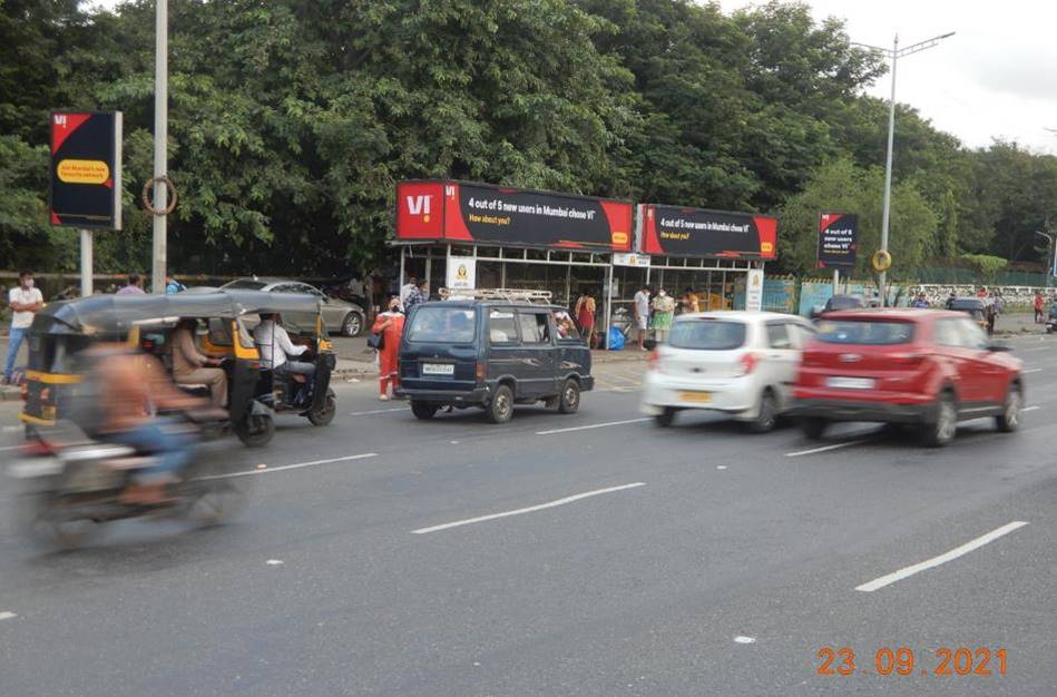 Street Furniture BQS - WEH After Jog Flyover towards T2 Airport - towards western express highway, Western Suburb, Mumbai, Maharashtra Street Furniture BQS - WEH After Jog Flyover towards T2 Airport - towards western express highway, Western Suburb, Mumbai, Maharashtra