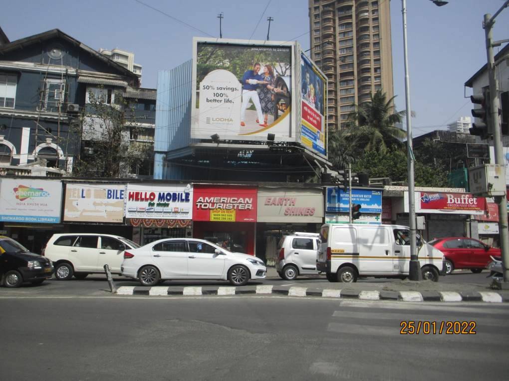 hoarding - Warden Rd and Napean Sea Rd Junction Nr Stephens Church-M/T - Nr Stephens Church,   Warden Rd,   Mumbai,   Maharashtra