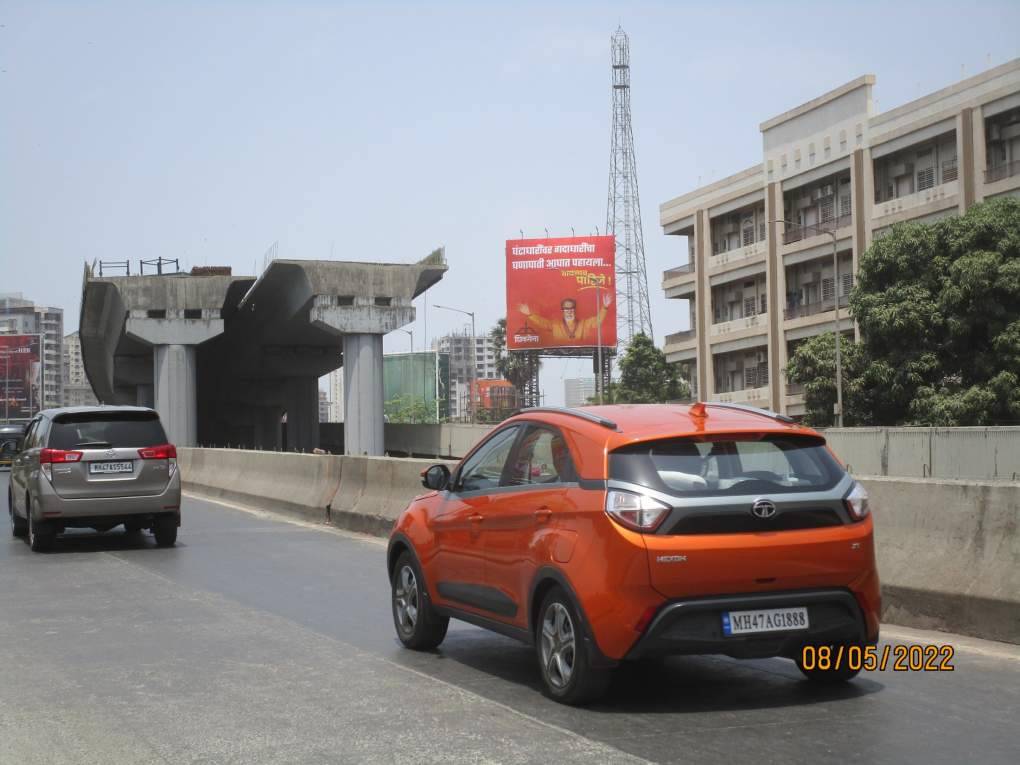 hoarding - Jogeshwari ROB trf from WEH to SV Road (RHS) - F-E/T - towards jogeshwari, Jogeshwari, Mumbai, Maharashtra hoarding - Jogeshwari ROB trf from WEH to SV Road (RHS) - F-E/T - towards jogeshwari, Jogeshwari, Mumbai, Maharashtra