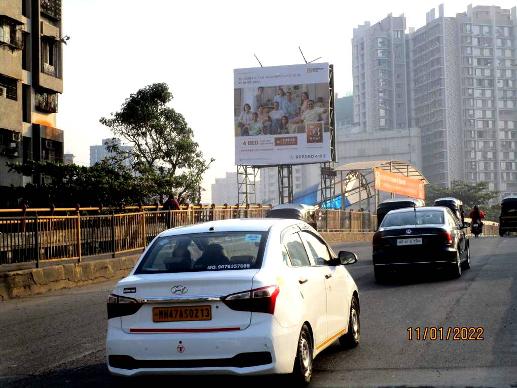hoarding - Borivali Flyover W TO E LHS-M/T - towards borivali flyover, Borivali, Mumbai, Maharashtra hoarding - Borivali Flyover W TO E LHS-M/T - towards borivali flyover, Borivali, Mumbai, Maharashtra