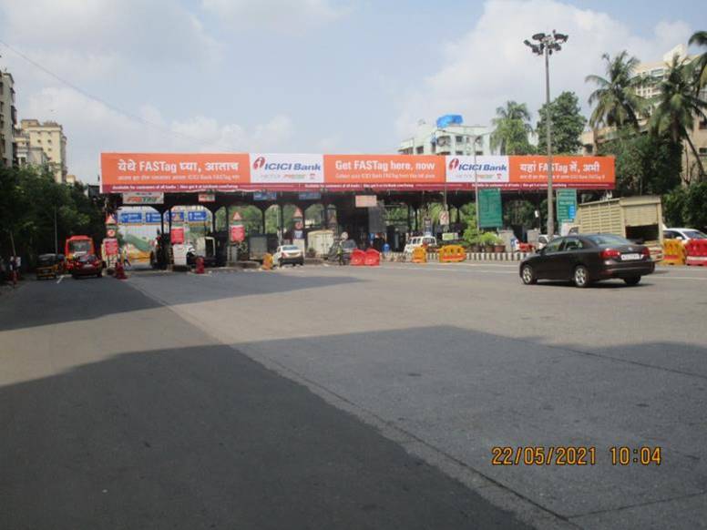 Gantry - Mulund toll naka -TFT Thane to Mulund - towards mulund,   EEH-GHATKOPAR/MULUND,   Mumbai,   Maharashtra