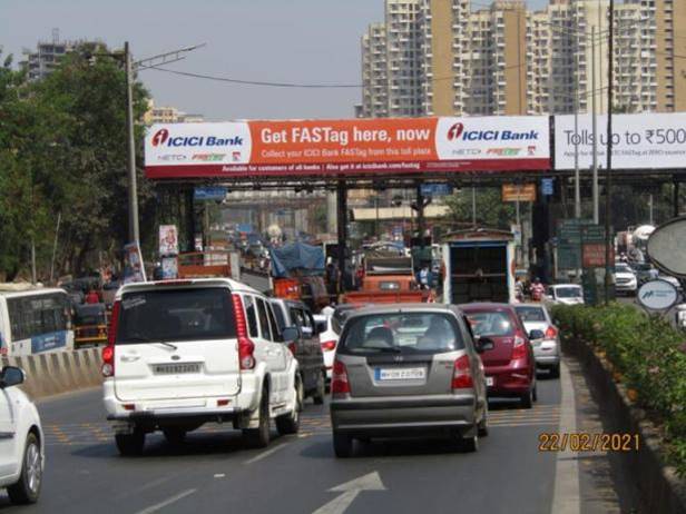 Gantry - Dahisar Toll Naka-TFT Dahisar to Virar-LHS - towards dahisar,   DAHISAR TOLL NAKA,   Mumbai,   Maharashtra